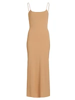 Stretch Jersey Maxi Slipdress