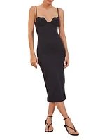 Firenze Lou Body-Con Midi-Dress