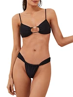 Solid Ivy Erin Cut-Out Bikini Top