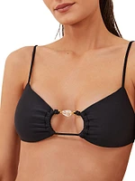 Solid Ivy Erin Cut-Out Bikini Top