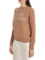 Profound Revelations Cotton-Blend Crewneck Sweater