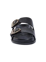 Evie Leather Footbed Sandals