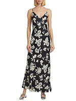 Larissa Floral Silk-Blend Maxi Dress