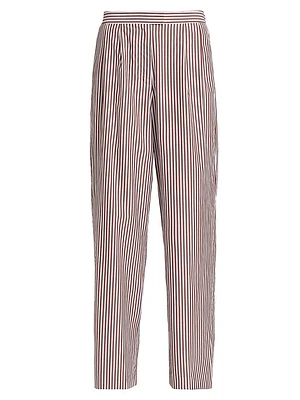 Lacey Striped Poplin Pants