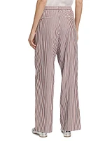 Lacey Striped Poplin Pants