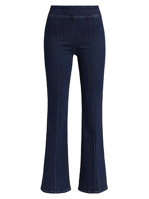 Jetset Flared Pintuck Jeans