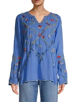 Daisy Petal Embroidered Blouse