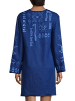 Acantha Embroidered Linen Dress