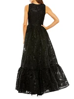 Brocade High-Low Gown