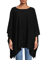 Cashmere Reversible Poncho