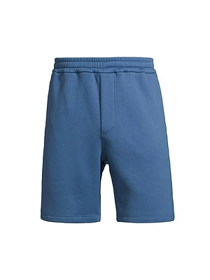 Cotton-Blend Drawstring Shorts