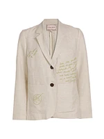 Waverly Embroidered Blazer