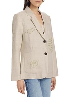 Waverly Embroidered Blazer