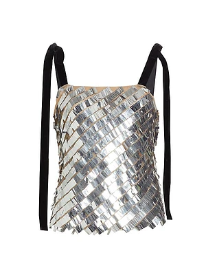 Moore Metallic Fringe Camisole