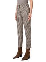 Feryn Houndstooth Wool Tapered Pants