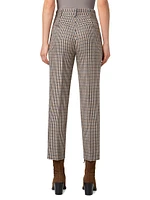 Feryn Houndstooth Wool Tapered Pants