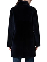 Shearling Knee-Length Coat