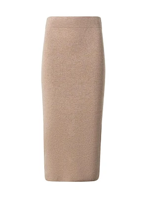 Fitted Rib-Knit Skirt