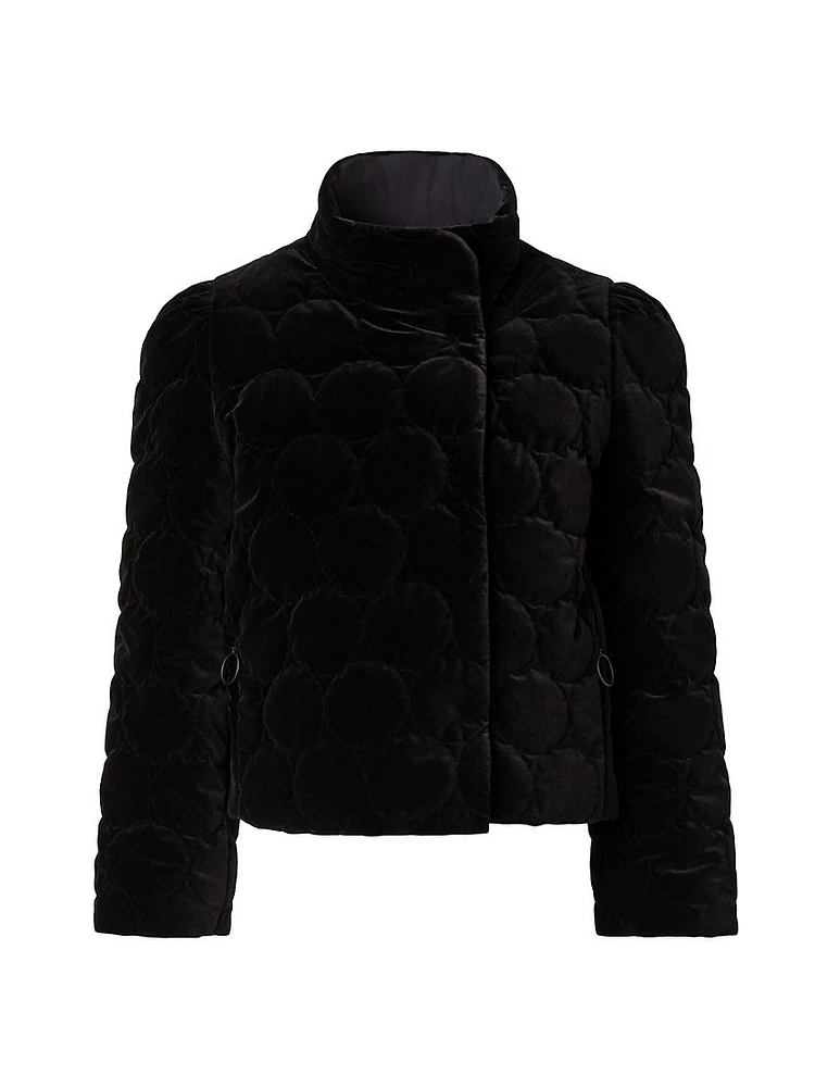 Dot Quilted Puffer Jacket