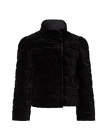 Dot Quilted Puffer Jacket