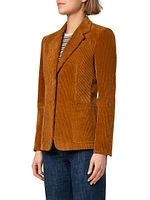 Cotton Corduroy Two-Button Jacket