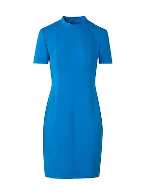 Mockneck Shift Dress