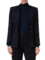 Tweed Double-Breasted Jacket