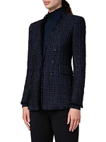 Tweed Double-Breasted Jacket