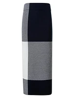 Merino Wool Knit Midi-Skirt