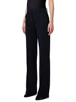 Faysa Wool Jersey Boot-Cut Pants