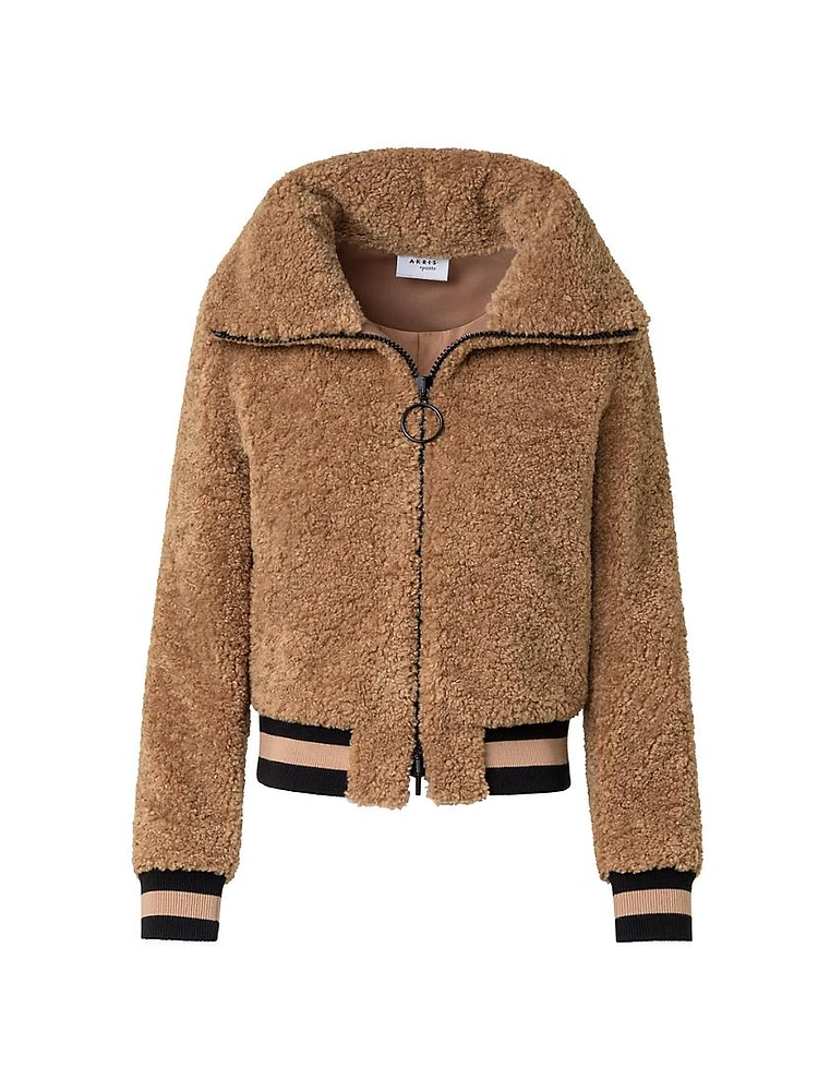 Faux Fur Bomber Jacket