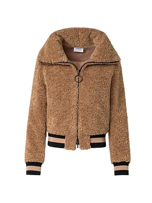 Faux Fur Bomber Jacket