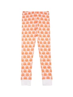 Girl's Crab Print Pajama Set