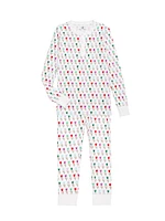 Girl's Cameron Tulip Print Pajama Set