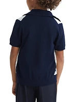 Little Boy's & Selwood Zip-Up Sweater Polo