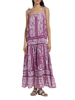 Sweet Garden Floral Shift Maxi Dress