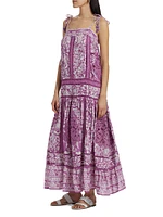 Sweet Garden Floral Shift Maxi Dress