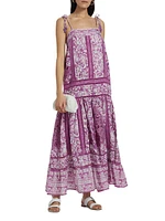 Sweet Garden Floral Shift Maxi Dress