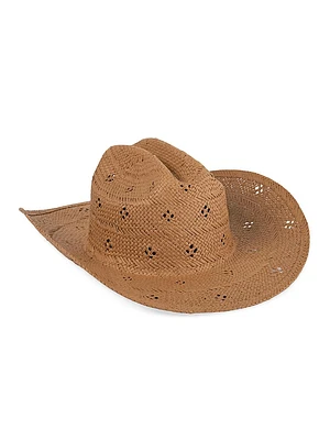 Desert Rose Straw Western Hat