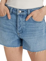 Dre Low-Rise Denim Shorts