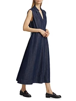 Ultra Featherweight Soraya Denim Midi-Dress