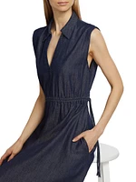 Ultra Featherweight Soraya Denim Midi-Dress