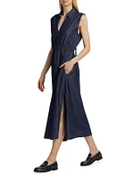 Ultra Featherweight Soraya Denim Midi-Dress