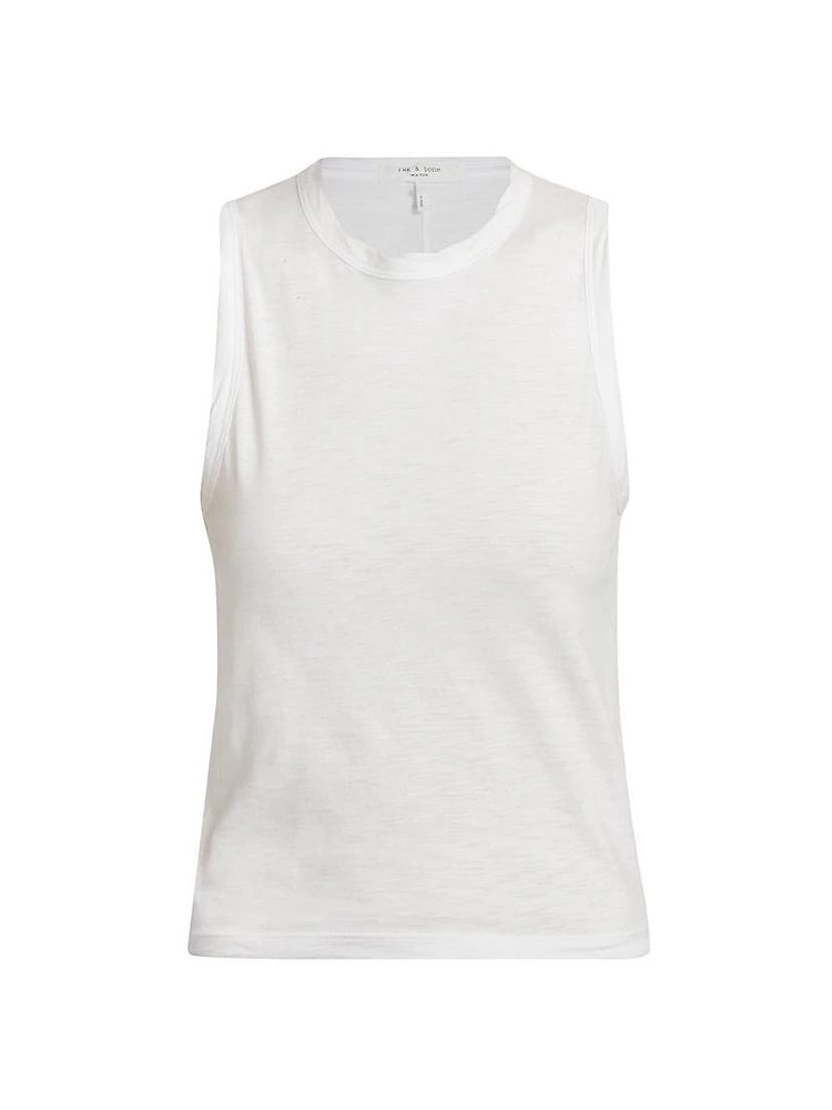 Sadie Cotton Jersey Muscle T-Shirt