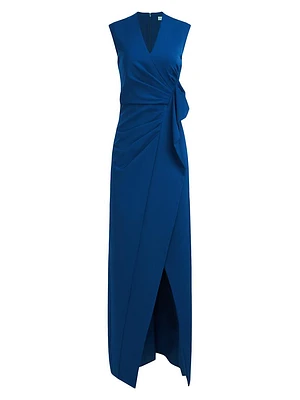 Frances Crêpe Column Gown