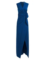 Frances Crêpe Column Gown