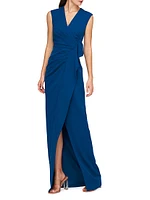 Frances Crêpe Column Gown