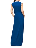 Frances Crêpe Column Gown