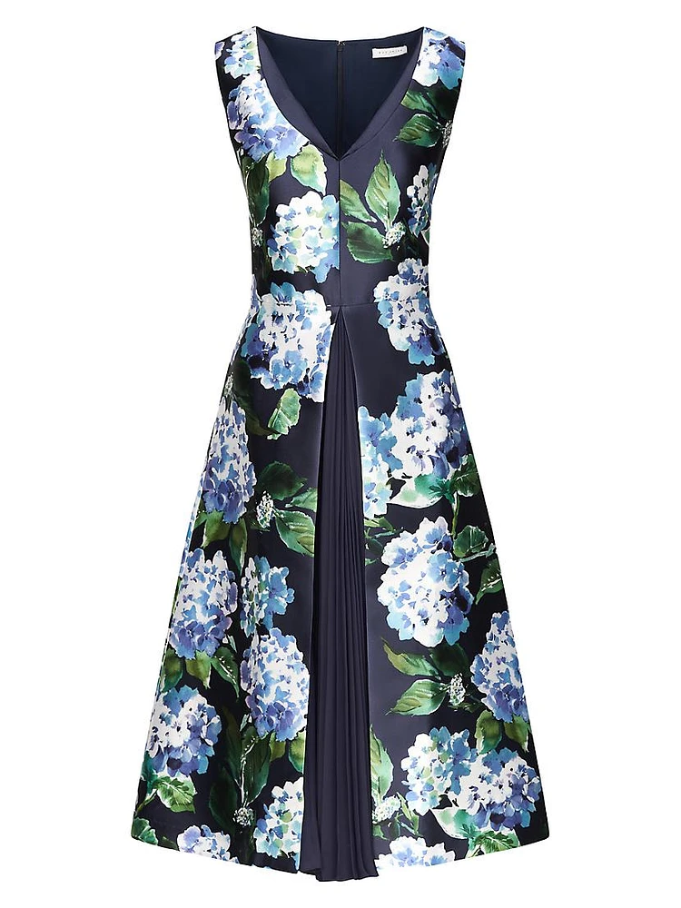 Giavanna Floral Mikado Midi-Dress