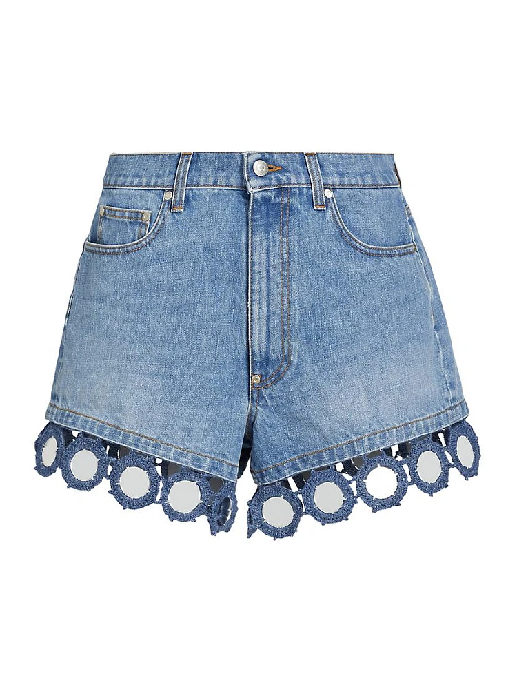 High Summer Mirror Denim Shorts